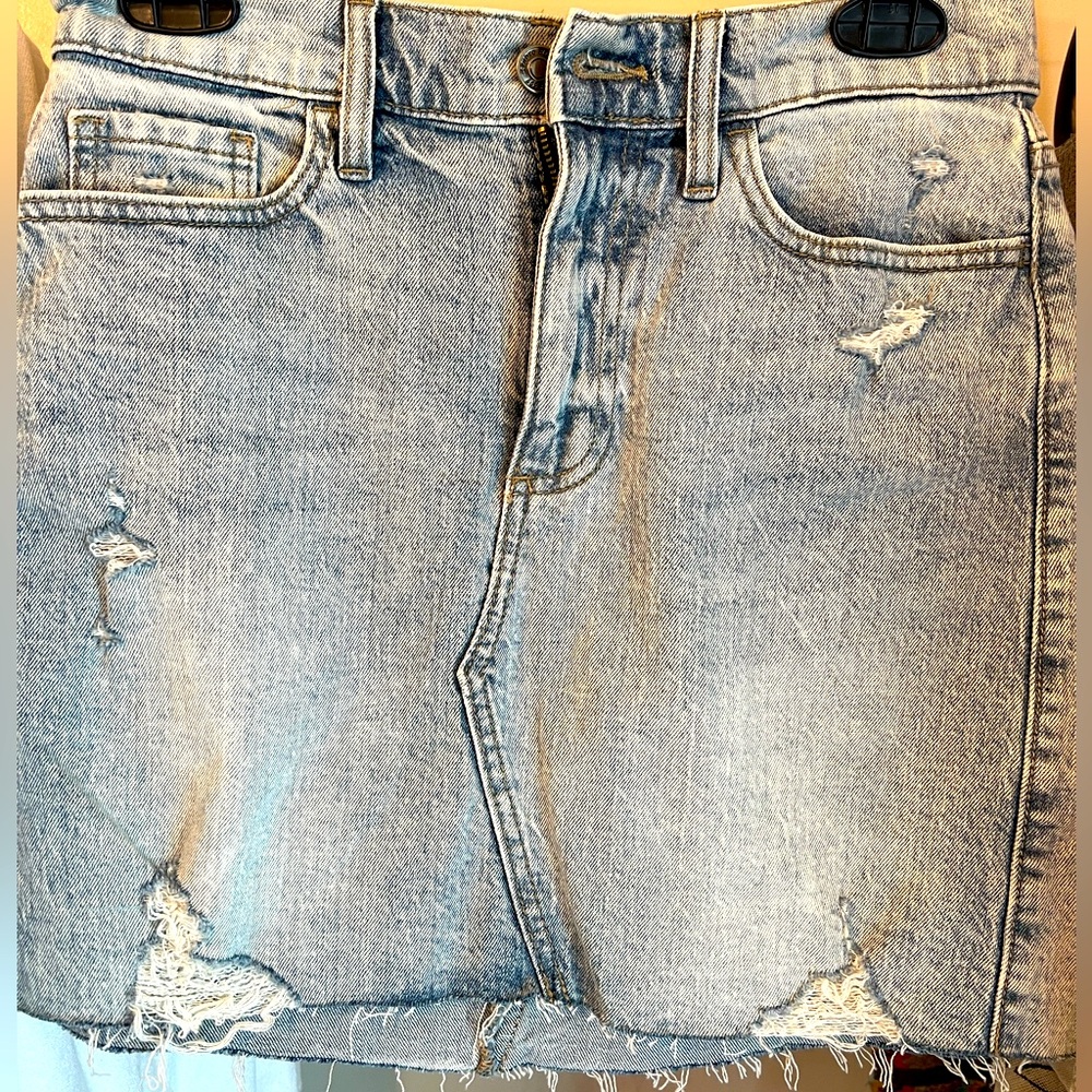 Denim Miniskirt Sz 28 waist